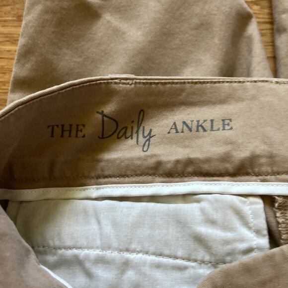 Talbots Light Brown Ankle Pants, Size 2P - Picture 4 of 6